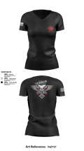 Terro Squad 89875983 Women's Short Sleeve V-neck Shirt - 6