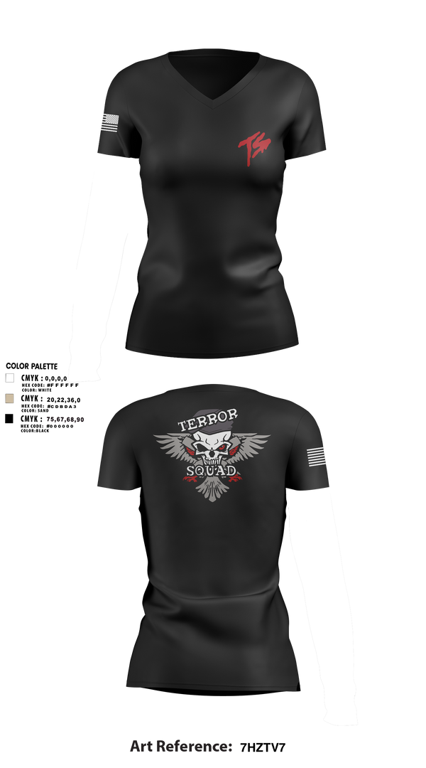 Womens Short Sleeve Vneck Shirt, Terro Squad, Army, Teamtime, Team time, sublimation, custom sports apparel, team uniforms, spirit wear, spiritwear, sports uniforms, custom shirts, team store, custom team store, fundraiser sports, apparel fundraiser