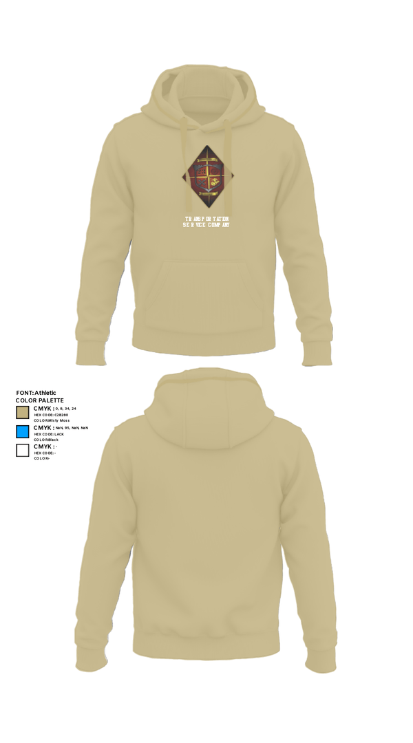 Hoodie, Transportation service company, Marines, Teamtime, Team time, sublimation, custom sports apparel, team uniforms, spirit wear, spiritwear, sports uniforms, custom shirts, team store, custom team store, fundraiser sports, apparel fundraiser