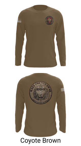Long Sleeve Performance Shirt, Hays County SWAT, Police, Teamtime, Team time, sublimation, custom sports apparel, team uniforms, spirit wear, spiritwear, sports uniforms, custom shirts, team store, custom team store, fundraiser sports, apparel fundraiser