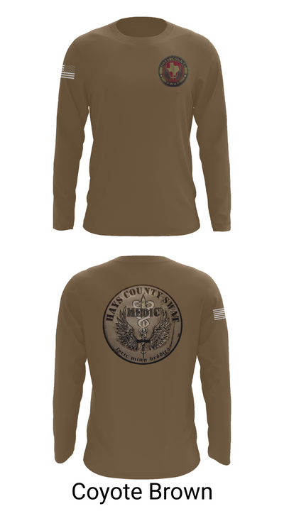 Hays County SWAT 65771365 Long Sleeve Performance Shirt 6