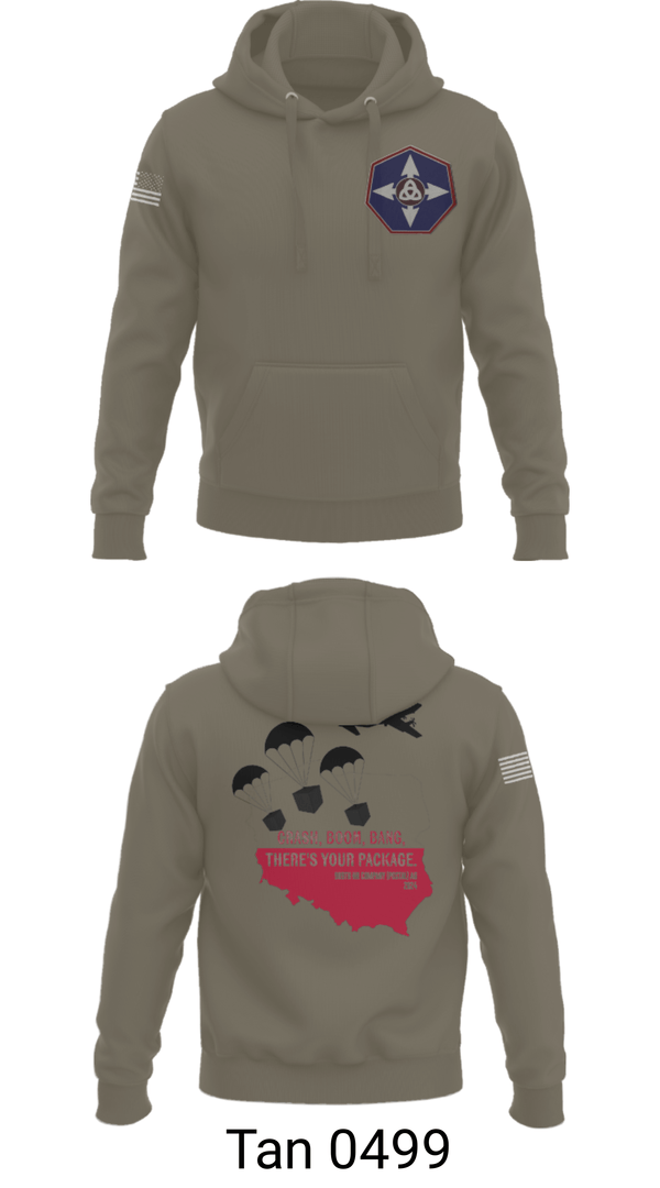 Hoodie, 909th HR Company, Army, Teamtime, Team time, sublimation, custom sports apparel, team uniforms, spirit wear, spiritwear, sports uniforms, custom shirts, team store, custom team store, fundraiser sports, apparel fundraiser