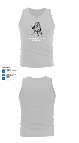 Tank Top, Lynchburg-Clay High School Band, Spirit Store, Teamtime, Team time, sublimation, custom sports apparel, team uniforms, spirit wear, spiritwear, sports uniforms, custom shirts, team store, custom team store, fundraiser sports, apparel fundraiser