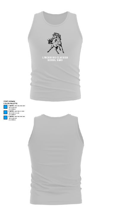 Lynchburg-Clay High School Band 2143586 Tank Top - 13