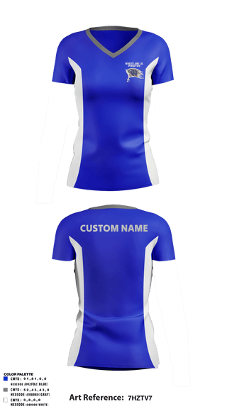 Women's Short Sleeve Vneck Shirt, Wheatland youth football and cheer, Football, Teamtime, Team time, sublimation, custom sports apparel, team uniforms, spirit wear, spiritwear, sports uniforms, custom shirts, team store, custom team store, fundraiser sports, apparel fundraiser