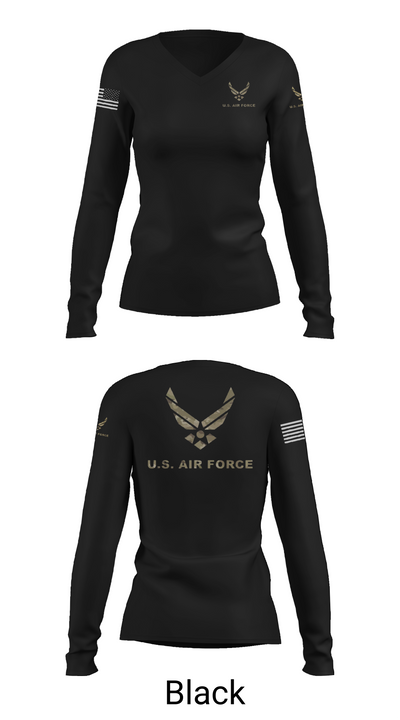 Wings 44060422 Women's Long Sleeve V-neck Shirt - 37