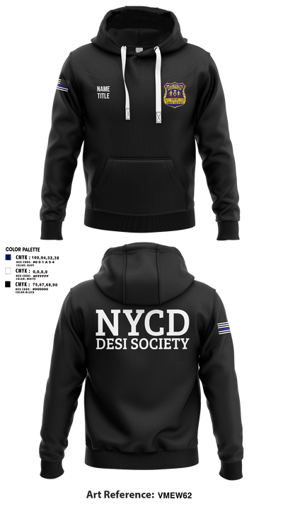 NYCD DESI SOCIETY 34062246 Hoodie - 119