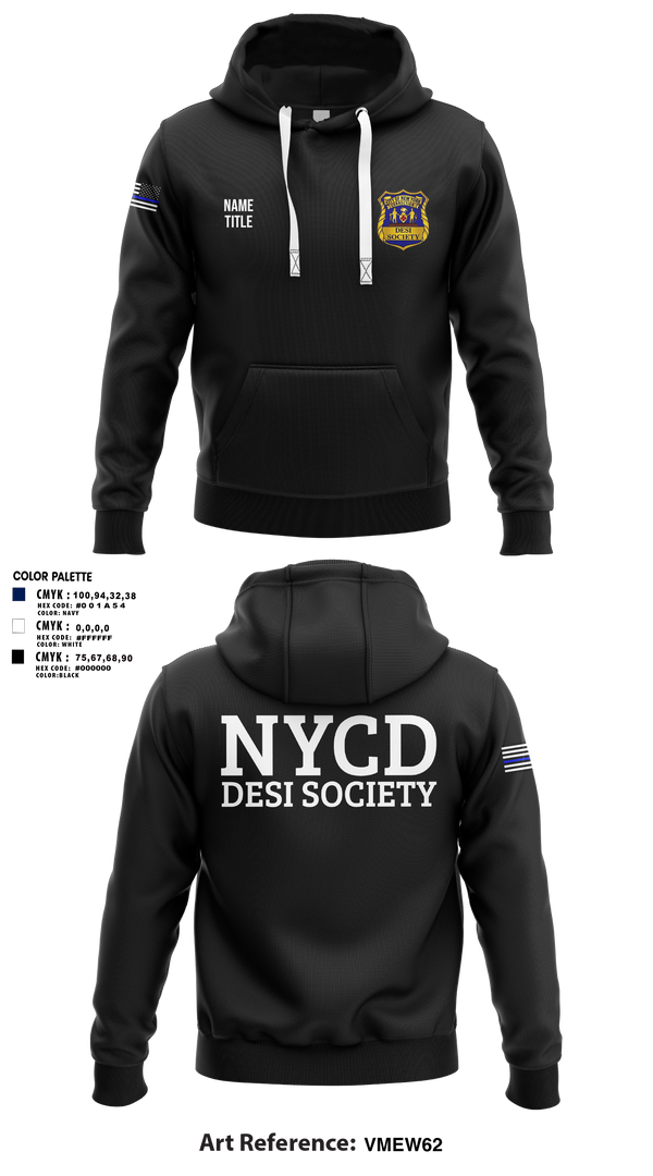 Hoodie, NYCD DESI SOCIETY, Police, Teamtime, Team time, sublimation, custom sports apparel, team uniforms, spirit wear, spiritwear, sports uniforms, custom shirts, team store, custom team store, fundraiser sports, apparel fundraiser