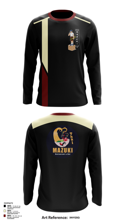 Thai Mazuki 58314622 Long Sleeve Performance Shirt 118