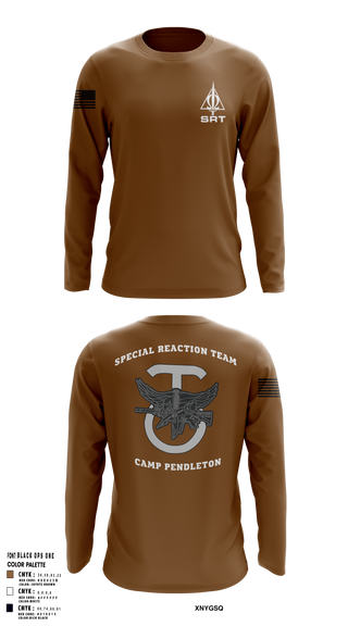 Long Sleeve Performance Shirt, Special Reaction Team, Marines, Teamtime, Team time, sublimation, custom sports apparel, team uniforms, spirit wear, spiritwear, sports uniforms, custom shirts, team store, custom team store, fundraiser sports, apparel fundraiser