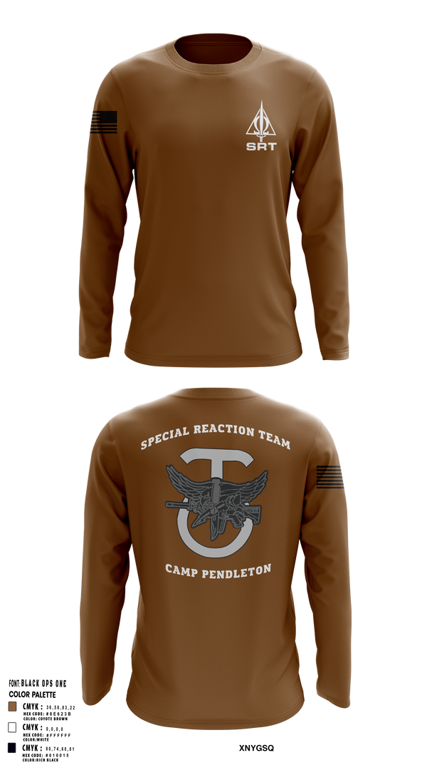 Long Sleeve Performance Shirt, Special Reaction Team, Marines, Teamtime, Team time, sublimation, custom sports apparel, team uniforms, spirit wear, spiritwear, sports uniforms, custom shirts, team store, custom team store, fundraiser sports, apparel fundraiser