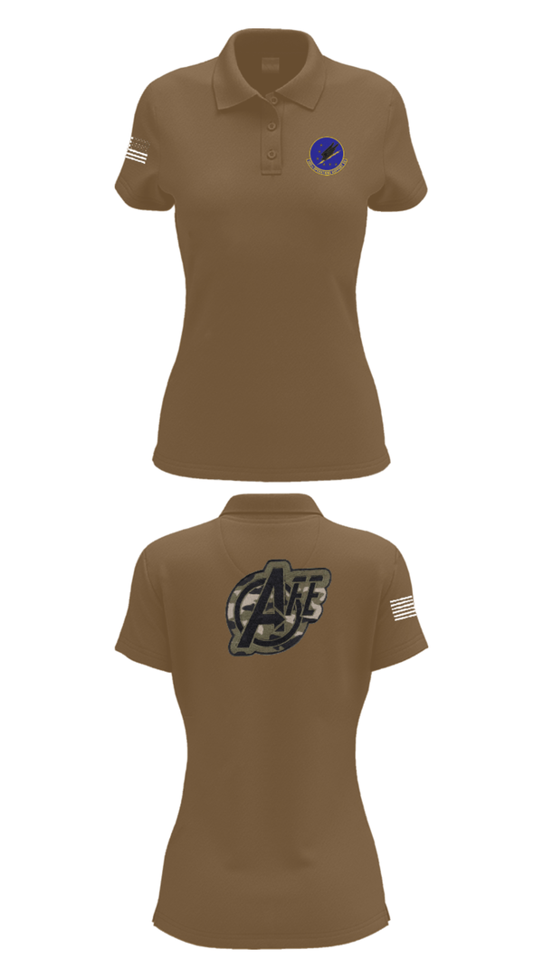 Womens Short Sleeve Performance Polo, 509 OSS, Air Force, Teamtime, Team time, sublimation, custom sports apparel, team uniforms, spirit wear, spiritwear, sports uniforms, custom shirts, team store, custom team store, fundraiser sports, apparel fundraiser