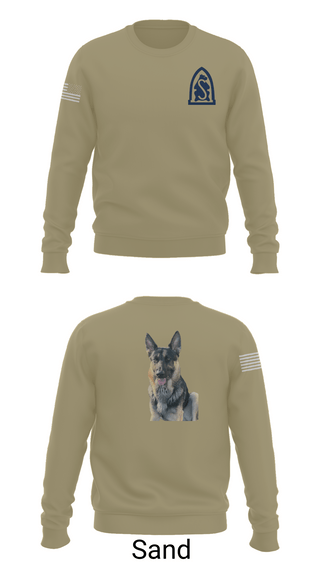 Crew Neck Sweatshirt, 4-31 infantry battalion hotel company, Army, Teamtime, Team time, sublimation, custom sports apparel, team uniforms, spirit wear, spiritwear, sports uniforms, custom shirts, team store, custom team store, fundraiser sports, apparel fundraiser