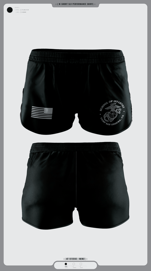 Women's Shorts, IMC, Marines, Teamtime, Team time, sublimation, custom sports apparel, team uniforms, spirit wear, spiritwear, sports uniforms, custom shirts, team store, custom team store, fundraiser sports, apparel fundraiser