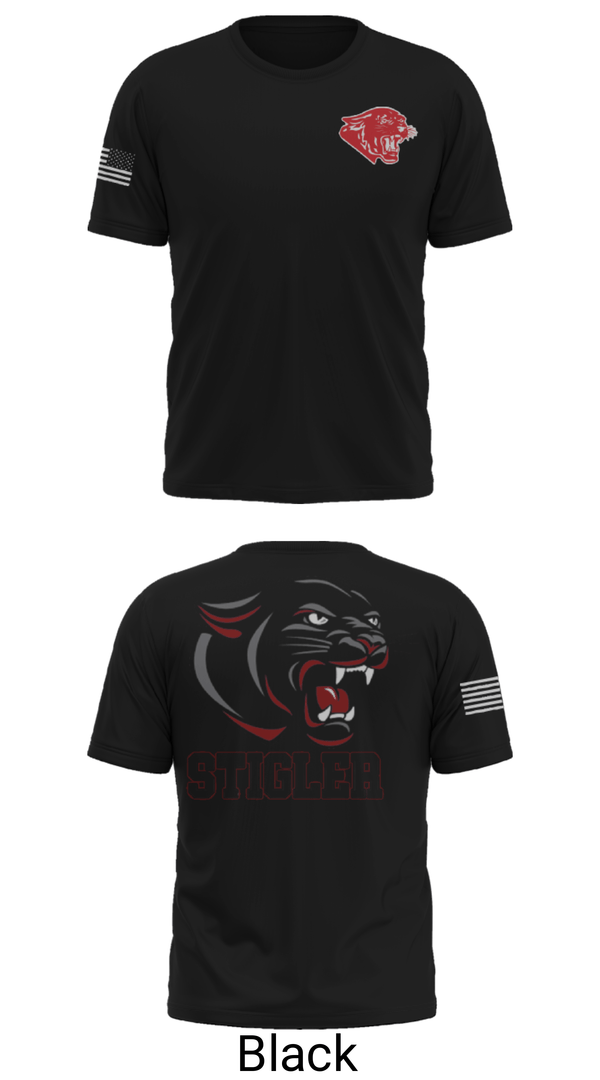 Old School Cotton Feel Shirt, Stigler Middle School Cheer, Cheer, Teamtime, Team time, sublimation, custom sports apparel, team uniforms, spirit wear, spiritwear, sports uniforms, custom shirts, team store, custom team store, fundraiser sports, apparel fundraiser