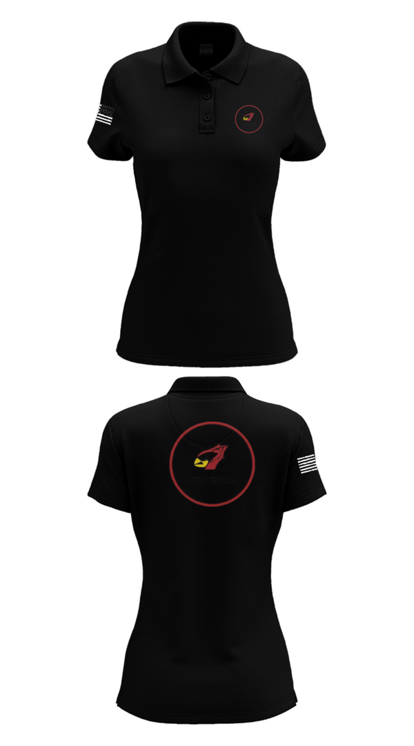 Women's Short Sleeve Performance Polo, Del valle cardinals, Football, Teamtime, Team time, sublimation, custom sports apparel, team uniforms, spirit wear, spiritwear, sports uniforms, custom shirts, team store, custom team store, fundraiser sports, apparel fundraiser