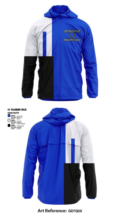 Windbreaker, Coral Springs, Wrestling, Teamtime, Team time, sublimation, custom sports apparel, team uniforms, spirit wear, spiritwear, sports uniforms, custom shirts, team store, custom team store, fundraiser sports, apparel fundraiser