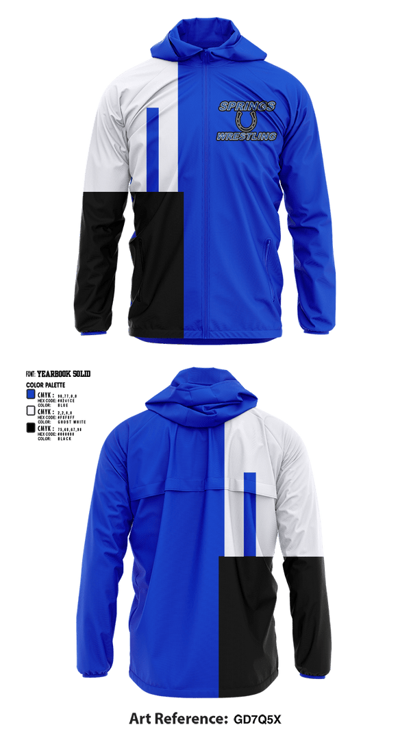 Windbreaker, Coral Springs, Wrestling, Teamtime, Team time, sublimation, custom sports apparel, team uniforms, spirit wear, spiritwear, sports uniforms, custom shirts, team store, custom team store, fundraiser sports, apparel fundraiser