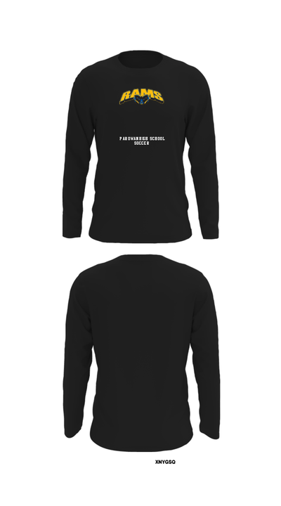 Parowan High School Soccer 7234539 Long Sleeve Performance Shirt - 27