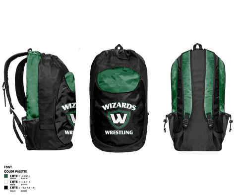 Gear Bag, Illinois Kids Wrestling Federation, Wrestling, Teamtime, Team time, sublimation, custom sports apparel, team uniforms, spirit wear, spiritwear, sports uniforms, custom shirts, team store, custom team store, fundraiser sports, apparel fundraiser