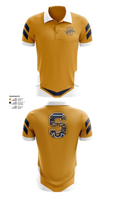 Sunnyside High School Basketball 71985518 Short Sleeve Performance Polo - 1