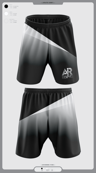 Athletic Shorts With Pockets, AIR HVAC, , Teamtime, Team time, sublimation, custom sports apparel, team uniforms, spirit wear, spiritwear, sports uniforms, custom shirts, team store, custom team store, fundraiser sports, apparel fundraiser