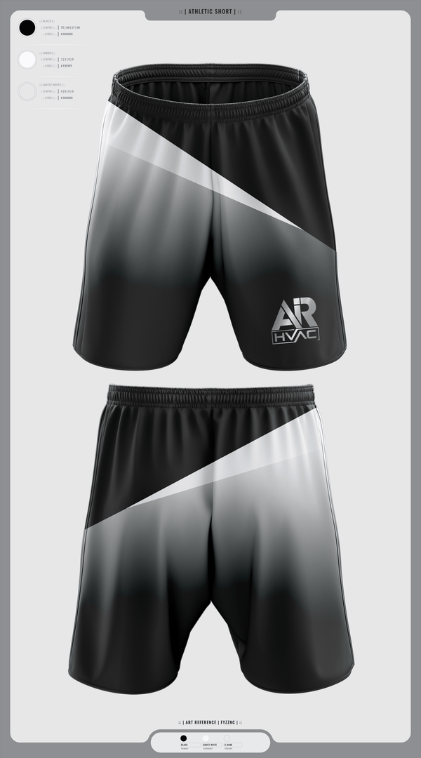 Athletic Shorts With Pockets, AIR HVAC, , Teamtime, Team time, sublimation, custom sports apparel, team uniforms, spirit wear, spiritwear, sports uniforms, custom shirts, team store, custom team store, fundraiser sports, apparel fundraiser