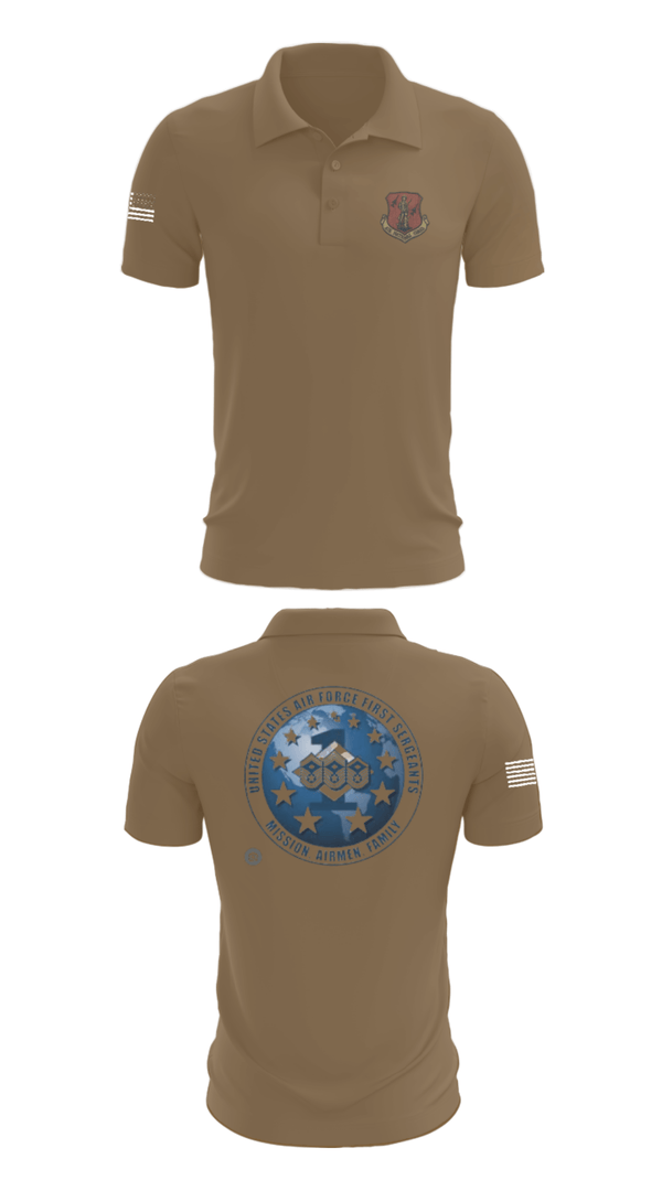 Short Sleeve Performance Polo, 186 Air Refueling Wing, Air Force, Teamtime, Team time, sublimation, custom sports apparel, team uniforms, spirit wear, spiritwear, sports uniforms, custom shirts, team store, custom team store, fundraiser sports, apparel fundraiser