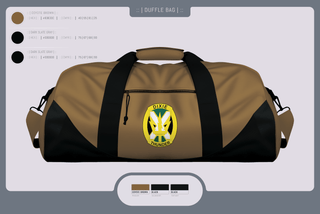 Duffle Bag, Charlie Company, National Guard, Teamtime, Team time, sublimation, custom sports apparel, team uniforms, spirit wear, spiritwear, sports uniforms, custom shirts, team store, custom team store, fundraiser sports, apparel fundraiser