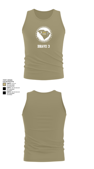 Tank Top, Bravo 3, National Guard, Teamtime, Team time, sublimation, custom sports apparel, team uniforms, spirit wear, spiritwear, sports uniforms, custom shirts, team store, custom team store, fundraiser sports, apparel fundraiser