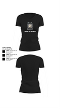 CBWDC Jail Security 78638025 Women's Short Sleeve V-neck Shirt - 23