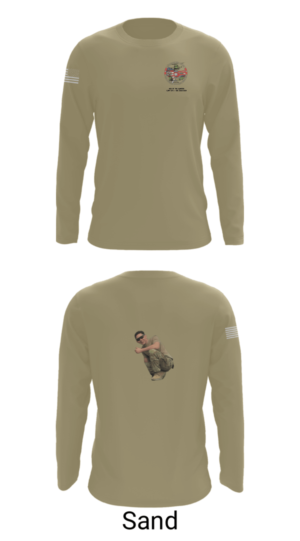 Long Sleeve Performance Shirt, 3-82 D Co. GSAB, Army, Teamtime, Team time, sublimation, custom sports apparel, team uniforms, spirit wear, spiritwear, sports uniforms, custom shirts, team store, custom team store, fundraiser sports, apparel fundraiser