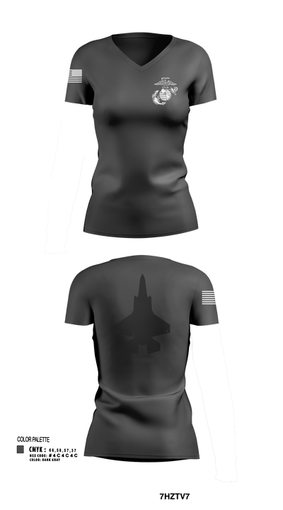Mals 12 70520934 Women's Short Sleeve V-neck Shirt - 109