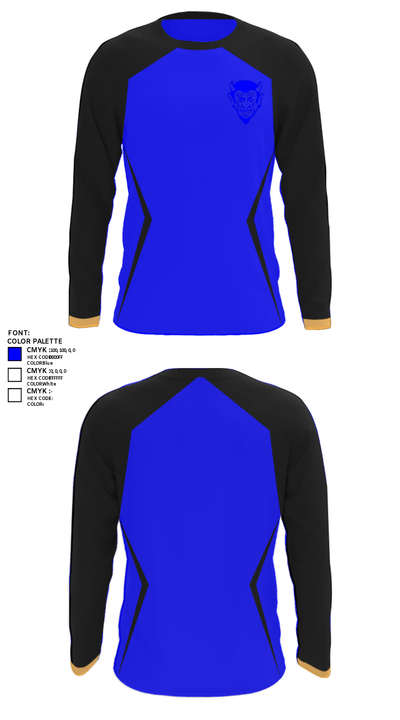 Quincy Senior High School Track 86814708 Long Sleeve Performance Shirt - 33