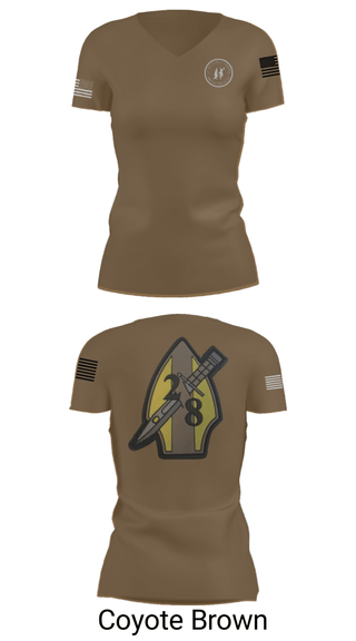 Womens Short Sleeve Vneck Shirt, 2nd bn 8th Marines, Marines, Teamtime, Team time, sublimation, custom sports apparel, team uniforms, spirit wear, spiritwear, sports uniforms, custom shirts, team store, custom team store, fundraiser sports, apparel fundraiser