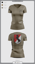 58th CEC-A 67069025 Women's Short Sleeve V-neck Shirt - 3
