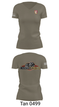 Charlie Battery, 1st Battalion 1st Air Defense Artillery Regiment 30470719 Women's Short Sleeve V-neck Shirt - 68