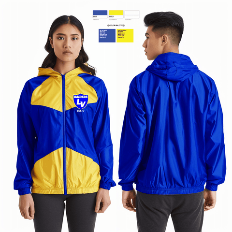 Windbreaker, Logan View High School Golf, Golf, Teamtime, Team time, sublimation, custom sports apparel, team uniforms, spirit wear, spiritwear, sports uniforms, custom shirts, team store, custom team store, fundraiser sports, apparel fundraiser
