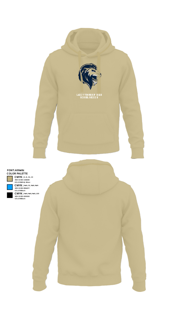 Hoodie, Lacey Township High School Soccer, Men's Soccer, Teamtime, Team time, sublimation, custom sports apparel, team uniforms, spirit wear, spiritwear, sports uniforms, custom shirts, team store, custom team store, fundraiser sports, apparel fundraiser