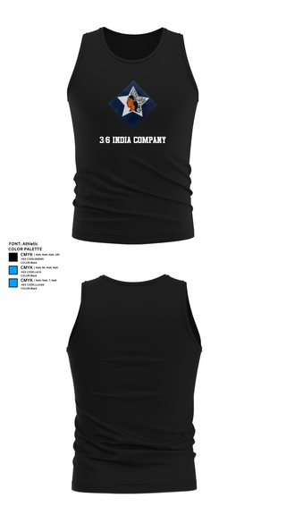 Tank Top, 3/6 India Company, Marines, Teamtime, Team time, sublimation, custom sports apparel, team uniforms, spirit wear, spiritwear, sports uniforms, custom shirts, team store, custom team store, fundraiser sports, apparel fundraiser