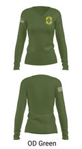 49 COMPTROLLER SQUADRON 45789639 Women's Long Sleeve V-neck Shirt - 57