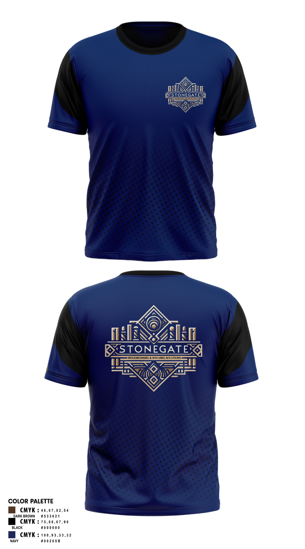 Short Sleeve Performance Shirt, STONEGATE, , Teamtime, Team time, sublimation, custom sports apparel, team uniforms, spirit wear, spiritwear, sports uniforms, custom shirts, team store, custom team store, fundraiser sports, apparel fundraiser