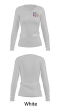 East Orange County Little League 1081910 Women's Long Sleeve V-neck Shirt - 6