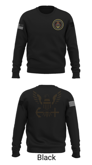 Crew Neck Sweatshirt, Chaplain Corp, Navy, Teamtime, Team time, sublimation, custom sports apparel, team uniforms, spirit wear, spiritwear, sports uniforms, custom shirts, team store, custom team store, fundraiser sports, apparel fundraiser