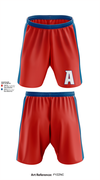 Athletic Shorts With Pockets, Arcadia Little League Baseball, Baseball, Teamtime, Team time, sublimation, custom sports apparel, team uniforms, spirit wear, spiritwear, sports uniforms, custom shirts, team store, custom team store, fundraiser sports, apparel fundraiser