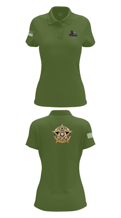 Maverick County Constable PCT 4 23255361 Women's Short Sleeve Performance Polo  - 52