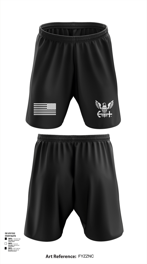 Athletic Shorts With Pockets, Kennesaw Mountain NJROTC, Navy, Teamtime, Team time, sublimation, custom sports apparel, team uniforms, spirit wear, spiritwear, sports uniforms, custom shirts, team store, custom team store, fundraiser sports, apparel fundraiser