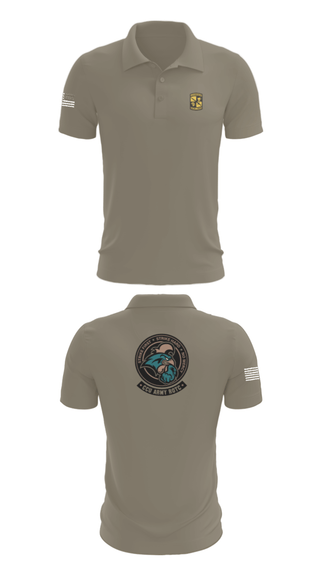 Short Sleeve Performance Polo, Chanticleer company, Army, Teamtime, Team time, sublimation, custom sports apparel, team uniforms, spirit wear, spiritwear, sports uniforms, custom shirts, team store, custom team store, fundraiser sports, apparel fundraiser