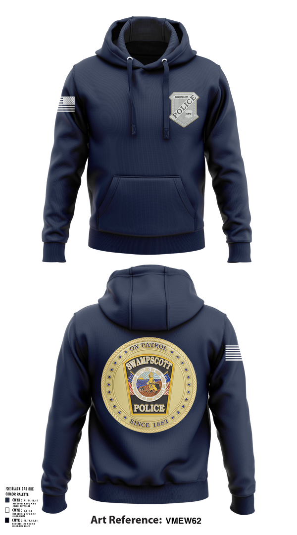 Hoodie, Swampscott Police, Police, Teamtime, Team time, sublimation, custom sports apparel, team uniforms, spirit wear, spiritwear, sports uniforms, custom shirts, team store, custom team store, fundraiser sports, apparel fundraiser