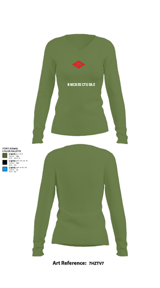 Womens Long Sleeve Vneck Shirt, NMCB 25 CTG 56.2, Navy, Teamtime, Team time, sublimation, custom sports apparel, team uniforms, spirit wear, spiritwear, sports uniforms, custom shirts, team store, custom team store, fundraiser sports, apparel fundraiser